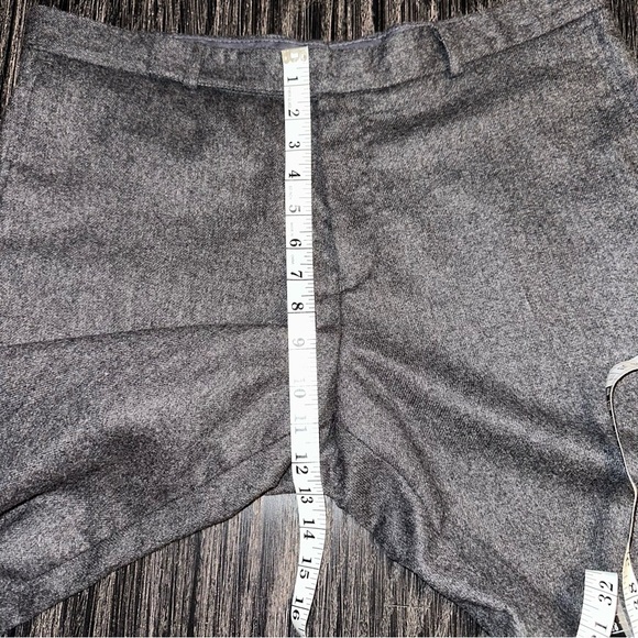 Men’s Lacoste Wool Blend Straight Leg Trouser Pant in Gray, Size 36x32 - Picture 12 of 16